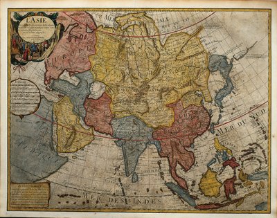 Mapa Asie, Guillaume de L