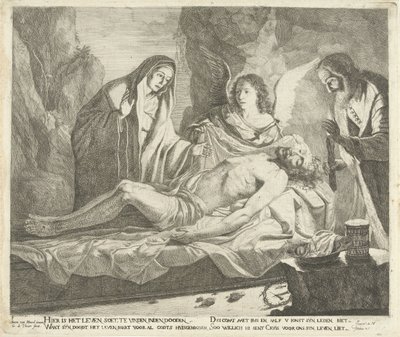 Pohřeb Krista od Guillaume Duvivier