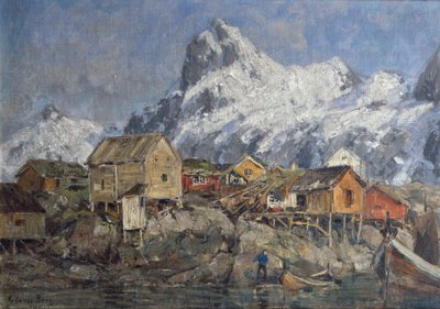 Svolvær (malba) od Gunnar Berg