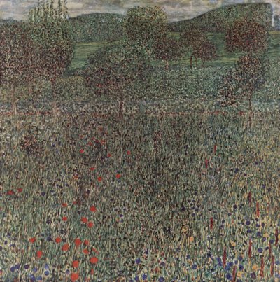 Kvetoucí pole od Gustav Klimt