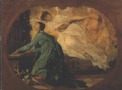 Hra na varhany od Gustav Klimt