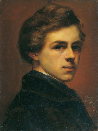 autoportrét od Gustav Gaul