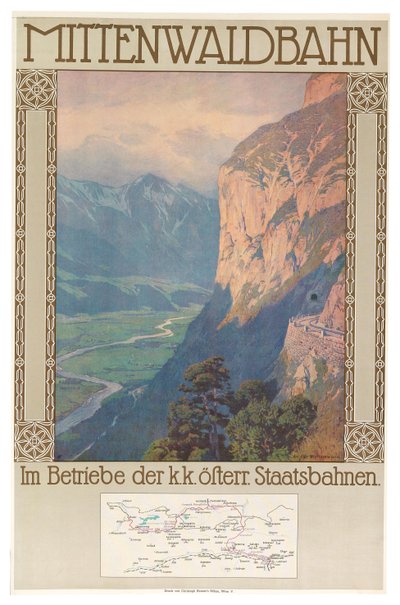 Mittenwaldská dráha, c. 1912. od Gustav Jahn