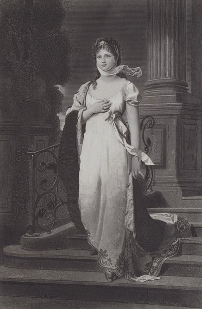 Louise, královna choť pruského krále Fridricha Viléma III od Gustav Karl Ludwig Richter