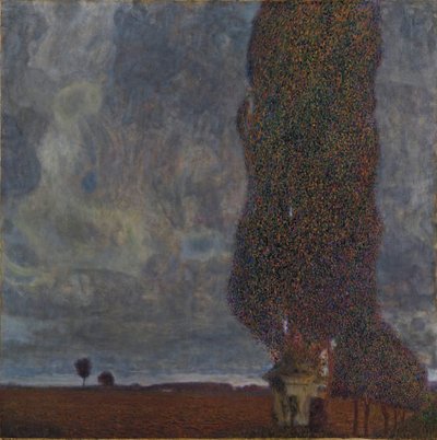 „Blížící se bouřka“ (Velká topol II) od Gustav Klimt