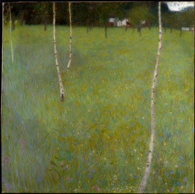 Statek s břízami (Young Birches) od Gustav Klimt