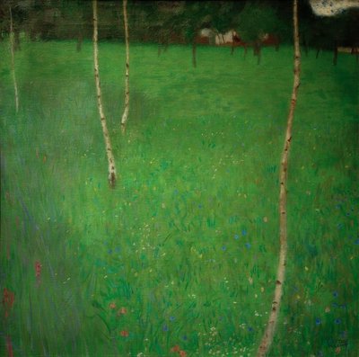 Statek s břízami od Gustav Klimt