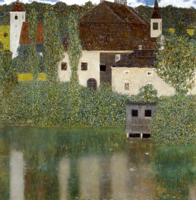 Castello Sul Lago Po, hrad Unterach na Attersee 1908 od Gustav Klimt