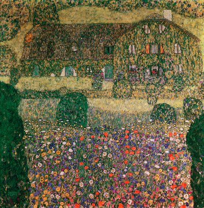 Venkovský dům u Attersee, kolem roku 1914 od Gustav Klimt