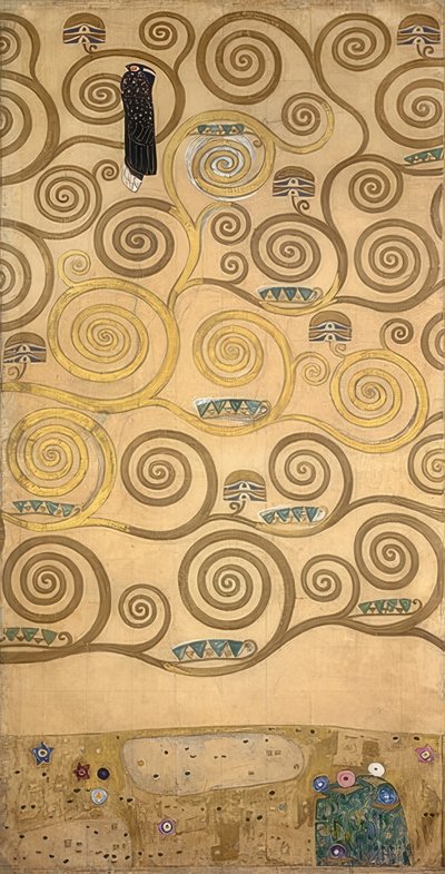 Design pro stoclet vlys. Detail. 1905/09 od Gustav Klimt