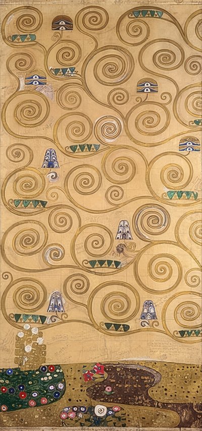Design pro stoclet vlys. Detail. 1905/09 od Gustav Klimt