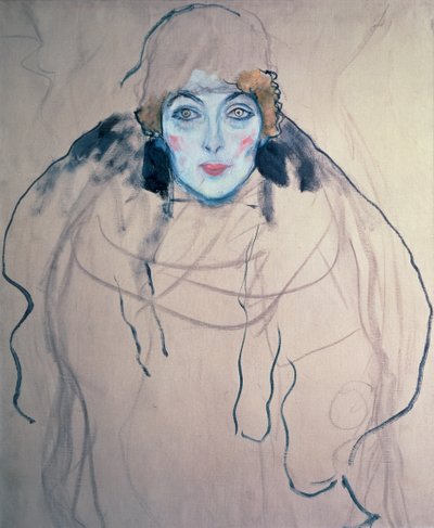 Hlava ženy, 1917 od Gustav Klimt
