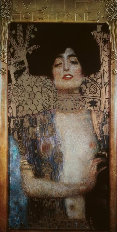 Judith s hlavou Holoferna od Gustav Klimt
