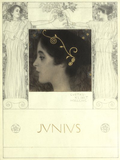 „Junius“ (předloha pro: Gerlach  Schenk, Alegorie N.F. č. 53) od Gustav Klimt