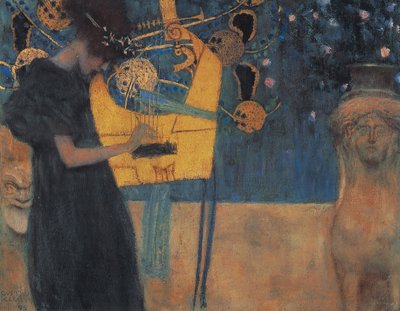 hudba (The Music) od Gustav Klimt