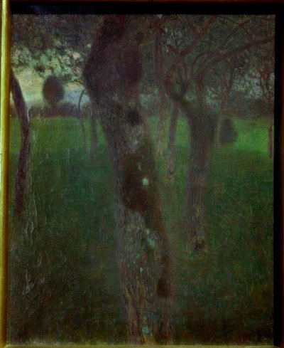 Sad ve večerních hodinách (Ochard ve večerních hodinách) od Gustav Klimt