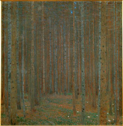 Pineforest od Gustav Klimt