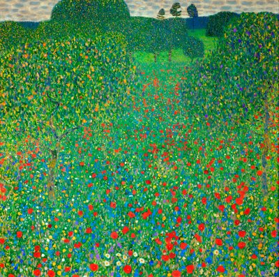 Makové pole, 1907 od Gustav Klimt