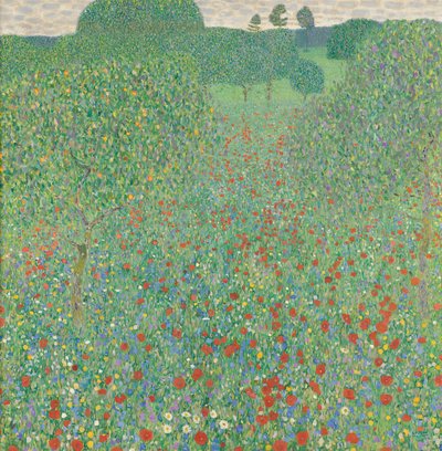 Makové pole od Gustav Klimt