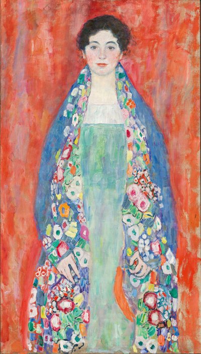 Portrét slečny Lieserové (Fräulein Lieser) od Gustav Klimt