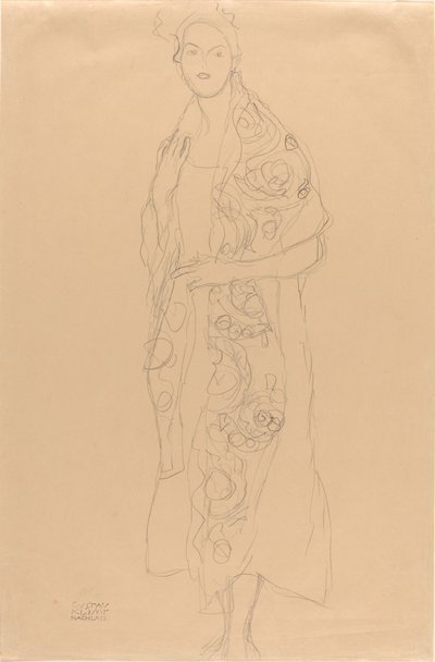 Portrét ženy od Gustav Klimt