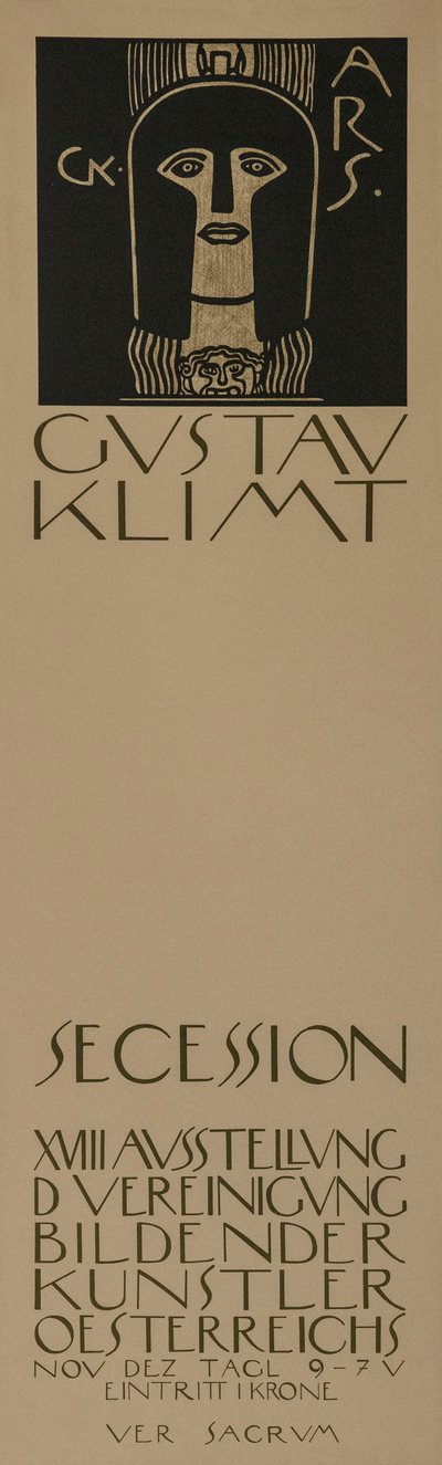 Plakát k 18. vídeňské secesní výstavě, 1903. od Gustav Klimt