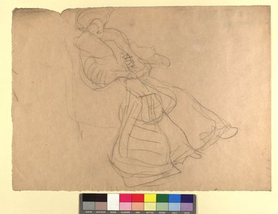 Studie zu einem Damenporträt od Gustav Klimt