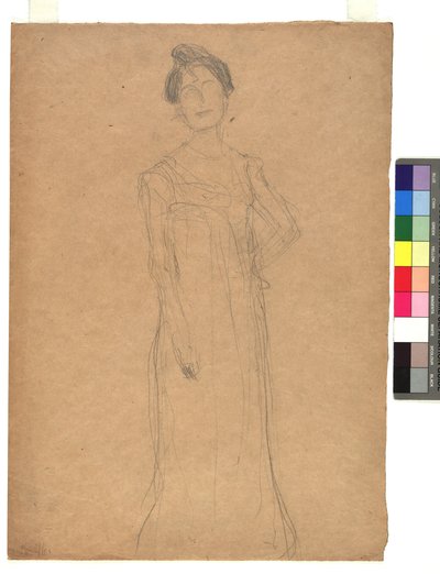 Studie zu einem Damenporträt od Gustav Klimt