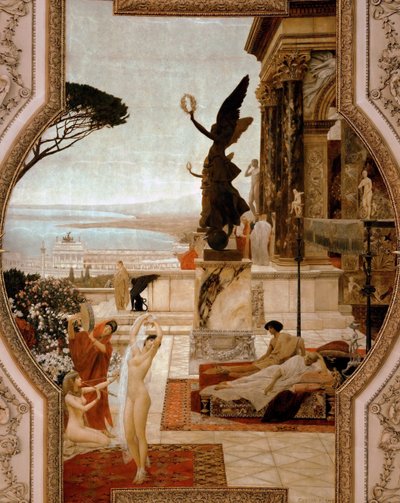Divadlo v Taormině, 1884-1888 od Gustav Klimt
