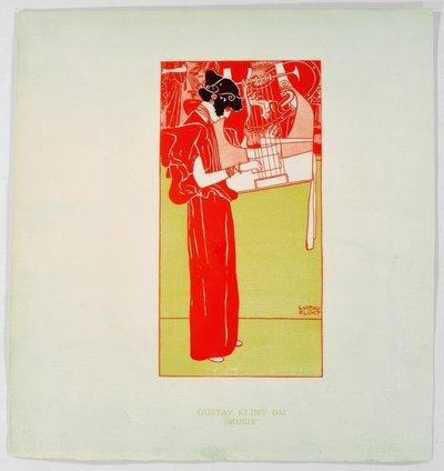 Posvátné jaro od Gustav Klimt