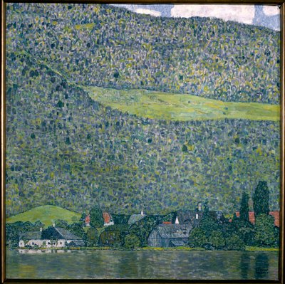 Pohled na zámek Unterach na jezeře Attersee, 1915 od Gustav Klimt