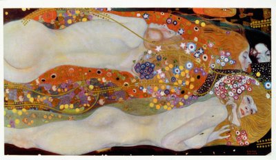 Vodní hadi II od Gustav Klimt