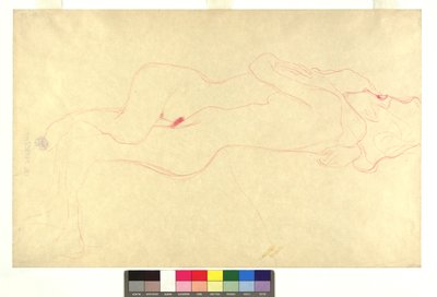 Zwei liegende weibliche Akte in Umarmung od Gustav Klimt