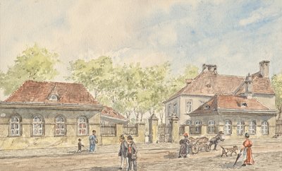 Hohlweggasse ve vídeňské Landstrasse od Gustav Korompay