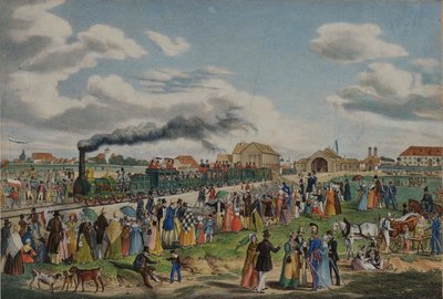 Otevření železnice Mnichov-Augsburg dne 1. září 1839, 1839. od Gustav Kraus