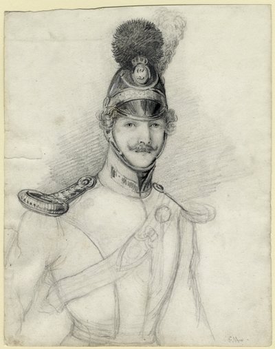 Otto I 1815-1867, řecký král, asi 1835 od Gustav Kraus