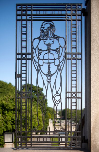 Vstupní brána do parku soch (železná) od Gustav Vigeland