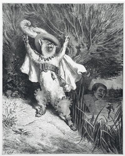 Kocour v botách od Gustave (after) Dore