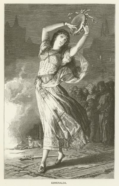 Esmeralda od Gustave Brion