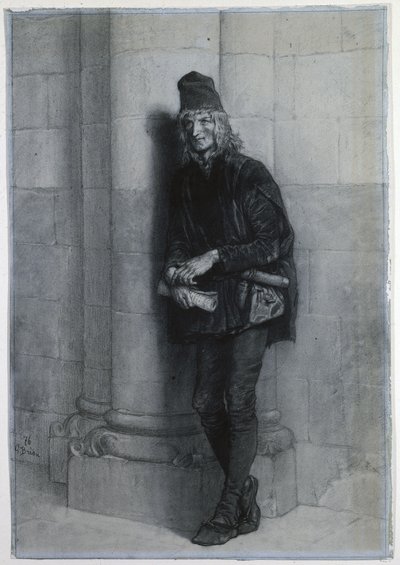 Pierre Gringoire. od Gustave Brion