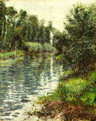 Malá větev Seiny, Argenteuil, 1888-90 od Gustave Caillebotte