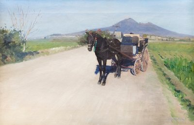 Silnice v Neapoli, c. 1872 (olej na plátně) od Gustave Caillebotte