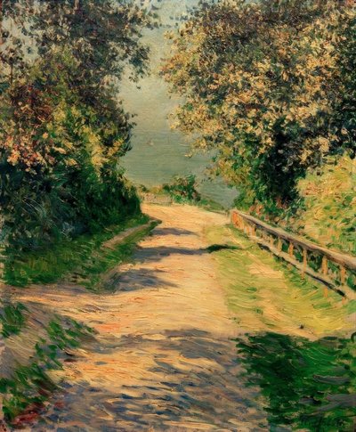 Alej vily květin, Trouville od Gustave Caillebotte