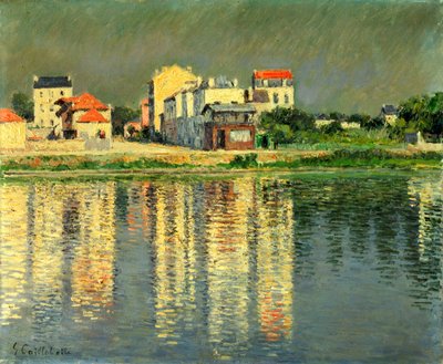 Břehy Seiny v Argenteuil, 1889 od Gustave Caillebotte