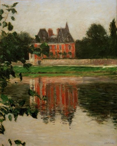Hrad na břehu Seiny, Argenteuil od Gustave Caillebotte