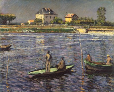 Rybáři na Seině od Gustave Caillebotte