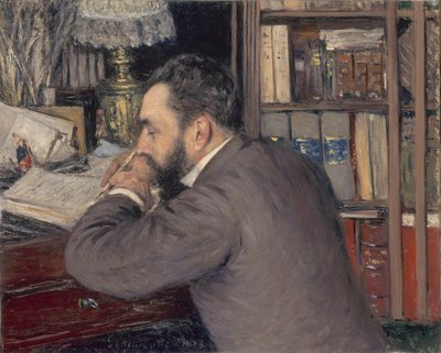 Henri Cordier 1849-1925, 1883 od Gustave Caillebotte