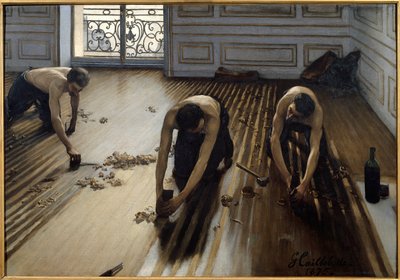 Ploché parkety od Gustave Caillebotte