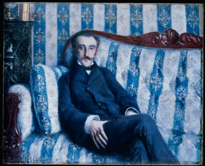 Portrét Monsieur R., 1877 od Gustave Caillebotte