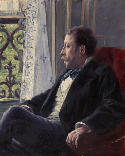 Portrét muže od Gustave Caillebotte